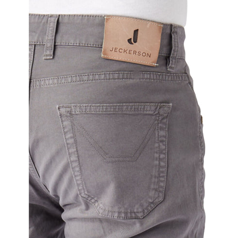 Jeckerson Pantaloni Pantaloni Uomo John in cotone cinque tasche Antracite A23-JECKERSONPA077JOHNGABA0001-6050-30 - Francavilla Moda